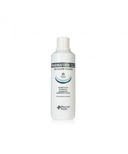Pharmaform - Detergente disinfettante per pavimenti, pareti e superfici - 1000ml