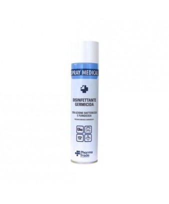 Pharmatrade - Disinfettante e deodorante spray per ambienti e ogetti - 400ml